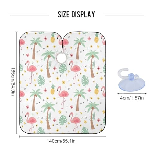 Capa de barbería impermeable Kigai Flamingo para hombre miniatura 3
