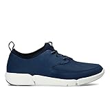 Clarks Triflow Form, Zapatillas Hombre, Azul (Blue Nubuck), 41 EU