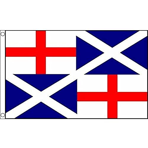 AZ FLAG, Naval Ensign 1659 Flag, 3x5 Ft, 100D Polyester Bristish Historic Banner with Two Metal Grommets, Fade Resistant