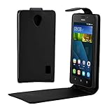 Forte Schermo Mobile Caso Bottone Magnetico del Cuoio di Vibrazione Verticale for Huawei Ascend Y635 (Nero) LFQ (Colore : Black)