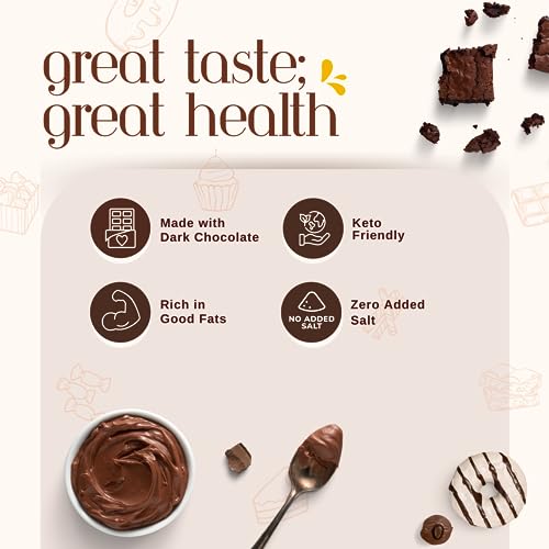 Image of Kollamai Chocolate Crunchy Peanut Butter No Sugar No Salt 26g High Protein Crispy Gluten Free No Artificial Sweeteners Vegan Energy Booster made with Roasted Peanuts Small Pack Can 375g (Pack of 1)