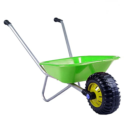 Mon Mobilier Design Feliz Brouette Enfant avec Armature en métal Vert Cover