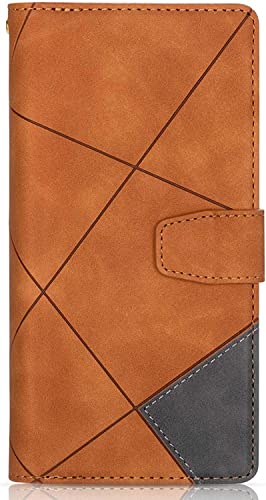 Étui pour iPhone 13 Pro marron style portefeuille idéal pour libérer vos mains lors de vos sorties