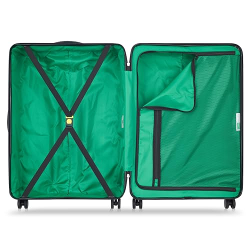 United Colors of Benetton Now Hardside Luggage with Spinner Wheels, Light Blue, 3 Piece Set 19/23/27 Inch4