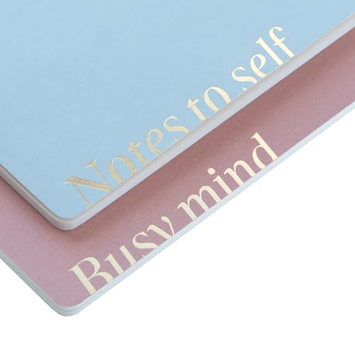 Kokonote 2 A5 Notebook Set - Nude Sky | Pack Of Notebooks A5 Dotted & Plain | Aesthetic Stationery Gifts For Women, Cute Notebook Journal, Cute Gifts Under 10 Pounds