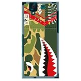 YESNO シャーク ハンターカモ (ソフトTPUクリア) / for arrows NX F-02H/docomo DFJ02H-TPCL-701-Q149