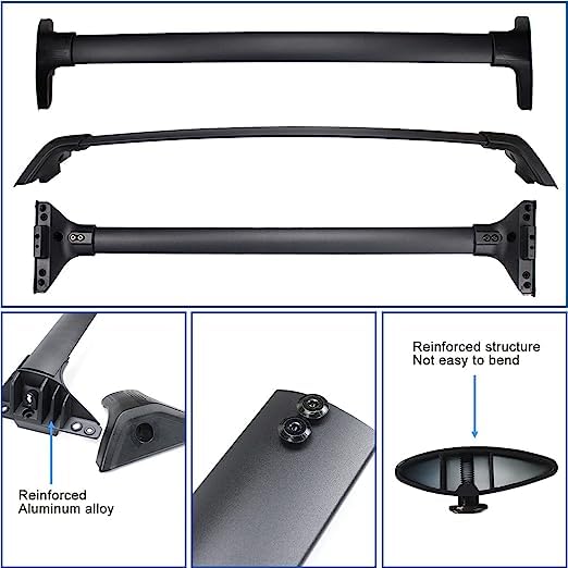 Pręty dachowe samochodowe do to-yota RAV4 RAV 4 2019 2020 2021 2022, szyny bagażnikowe Cargo Transport Rack Rail Rack Cross Bar Bagażnik Akcesoria