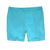 Esme Girl's Soft pima Modal Bike Shorts for Sports or Under Skirts S 4-5 Turquoise