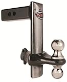 Trimax TRZ8SFP 8' Stainless Steel Face Powder Coat Drop Hitch