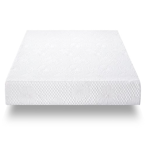 Olee Sleep 9 Inch I-Gel Multi Layered Memory Foam Mattress, Twin, White #TOP2