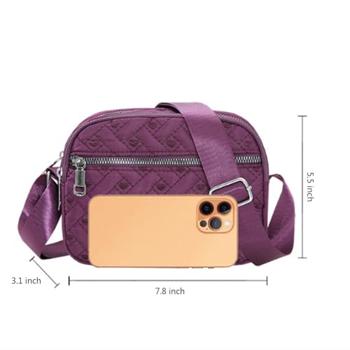Women's Square Bag Versatile Single Shoulder Mommy Messenger Casual Outing Mobile Phone Bag4
