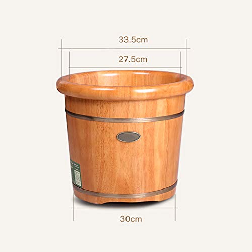 Baño de pies de madera para pedicura sin ruedas miniatura 2