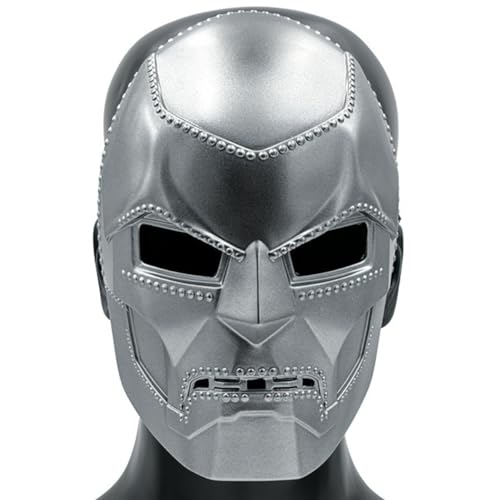 COSLANDERS Masque de docteur Doom pour homme - Accessoire de costume d'Halloween (Style 1)
