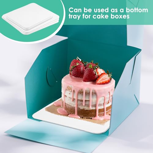 Cake Making Board 6 Pcs Cake Boards 4/6 Cake Base Boards Sheet Cake Drum Sheet Cake ...
