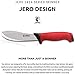 Jero Pro Series TR Deer Skinner - Perfect Hunting and Camp Knife - Soft Grip Handle With German High-Carbon Stainless Steel Blade - 5.5