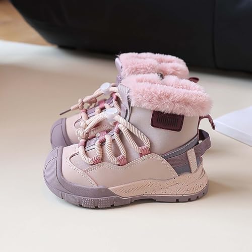 Kids Water Resistan𝐭 Hiking Boots Boys Girls Anti Collision Anti-Ski𝐝 Athletic Outdoor Adventur𝐞 Tr𝐞kking Shoes2