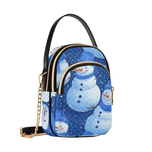 Sac à main cadeau idéal fille et femme avec imprimé bonhomme de neige B2431