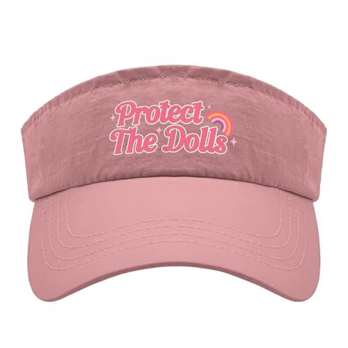 Protects The Dolls Golf Fashion Cap for Women Pool Visor Hats Pink