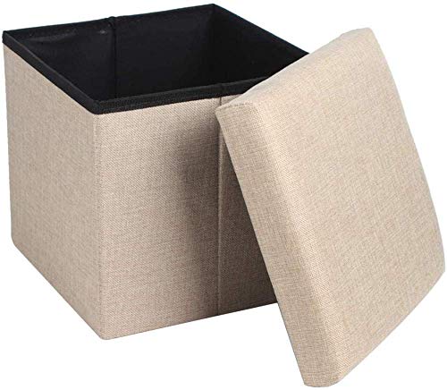 Pouf de rangement pliable pour optimiser les petits salons et chambres - 4