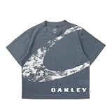 [Oakley] YTR MESH SS BOLD TEE 11.0 23BL GRAY DUST 子供 L サイズ (160 cm 相当) FOA408978