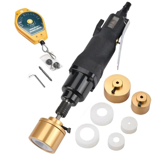 UYCVT Handheld Pneumatic Capping Machine, Φ10-50Mm Reversible Bottle...