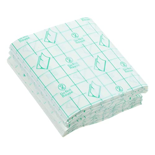 IWOWHERO 100pcs Makeup Hand Palette Disposable Smooth Mellow Non-damaging Versatile Random Style