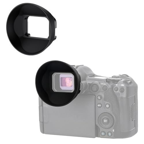 JJC Round Eyecup Eye Cup Eyepiece for Canon EOS R5 Mark II Mirrorless Camera(Not for R5/R5C), Replaces Canon ER-KE Eyecup, Extended Viewfinder Cover & Increased Depth Better for Viewfinder Protection
