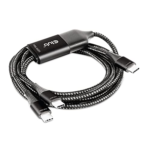 Cable De Carga Club3D Usb Tipo C 2X Tipo C 1,83M 100W Pc/Pc