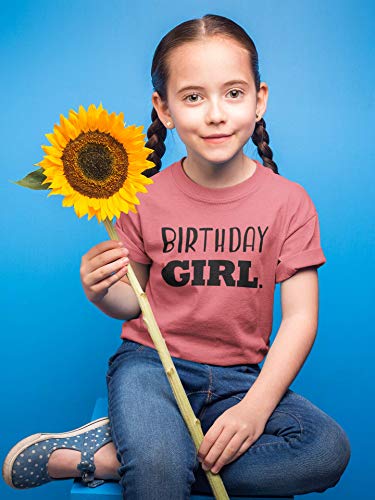 Image of Birthday Girl Shirt Toddler T-Shirt Kid Birthday Party Outfit Tee Gift for Girls 1st 2nd 3rd 4th 5th 6th 7th 8th Tops