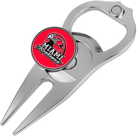 Review Hat Trick Openers 5-in-1 Divot Tool, Miami (Ohio) Redhawks