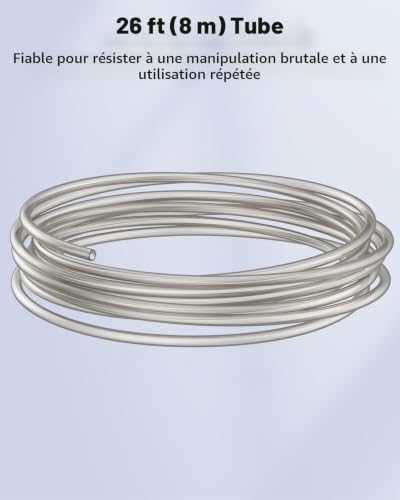 Pawfly Aquarium Airline Tuyau 8 m Noir Standard 4-6 mm Tuyau pour Pompe à air Aquarium Tuyau Flexible résistant aux Plis Pur PVC pour Aquarium Jardin Terrarium Bassin – vue 7