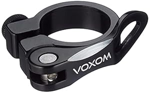 Voxom Sak2 Sattelklemme 34,9mm Schwarz mit Schnellspanner