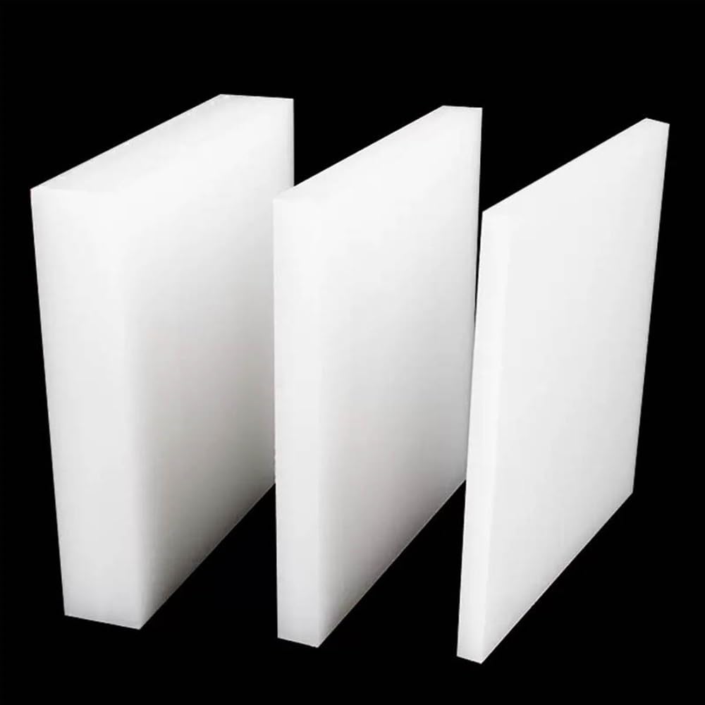3 szt. Arkuszy PP klasy spożywczej o grubości 2–20 mm z białego polipropylenu(200x200x3mm)
