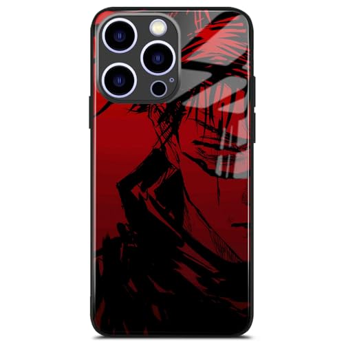 Akatxezy Blood Sorcerer Aesthetic Glass Anime Protective Case for iPhone 16 by Akatxezy - Used condition - US$10.39