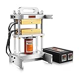 12 Ton Hydraulic Cylinder Heat Press Machine - Dual 4x7 Inch Heated Platens (No Pump Included)