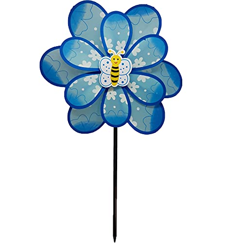 Ultimate Innovations Flower Petal Nylon Wind Spinners (Set Of 3 Colors) #TOP1