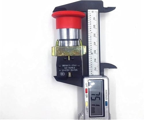 Interrupteur d'arrêt d'urgence 600V 10A pour commande de levage - 4