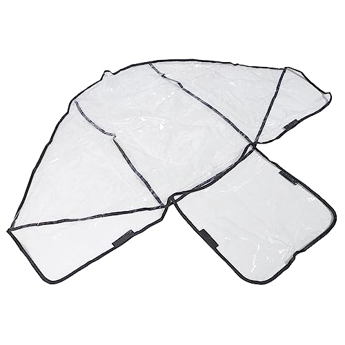 ifundom Rainproof and Windproof Twin Stroller Cover Universal Pushchair Rear and Front Seats