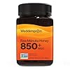 Wedderspoon Raw Manuka Honey 850+ MGO, 17.6 Oz, Unpasteurized New Zealand Honey, Non-GMO, BPA-Free Jar, Superfood & Natural Wellness Support