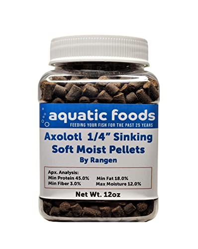 Aquatic Foods Axolotl & Fish Food, 12oz Jar
