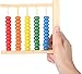 Miniature Counting Frame,5 Rows,Learning Mathematics Abacus