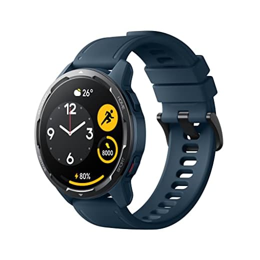 Xiaomi Watch S1 Active (Ocean Blue) con cavo USB-C 1m, Display AMOLED HD 1.43