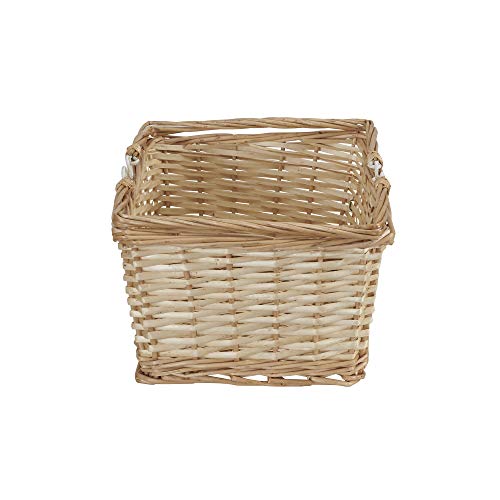 Household Essentials Ml-2202 Open Top Market Basket With Handles, Brown #TOP4