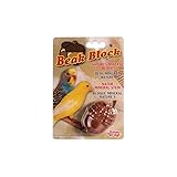 LIVING WORLD Bloque Mineral para Pájaros, con Sabor Bellota Marrón