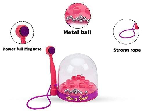 Jambuwala Enterprise® Balancing game Drop Ball Game Set Tabletop Magnetic,Stacking and Balancing Game for Kids, Drop Game with Magnetic Stick for Kid, Curiosity game for kids, Multicolor & Multidesign - Image 3 thumbnail