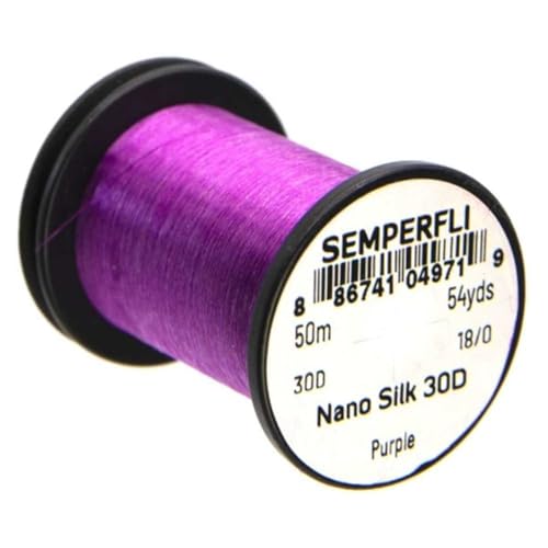 Semperfli Nano Silk Ultra 30D 18/0 Fly Tying Thread (Purple)