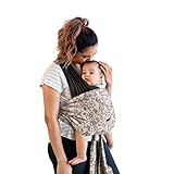 Moby Easy-Wrap Carrier | Baby Carrier and Wrap in One for Mothers, Fathers, and Caregivers | Designe
