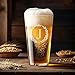 Personalized Beer Glasses Gifts for Men, 16 oz Pint Glasses Monogrammed A-Z Drinking Glass Cups Customized Gift, Unique Christmas Anniversary Birthday Gifts for Men Him Dad Brother Husband Grandpa (J)