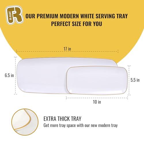 R-Kay 4 Pack Plastic Serving Trays thumb #5