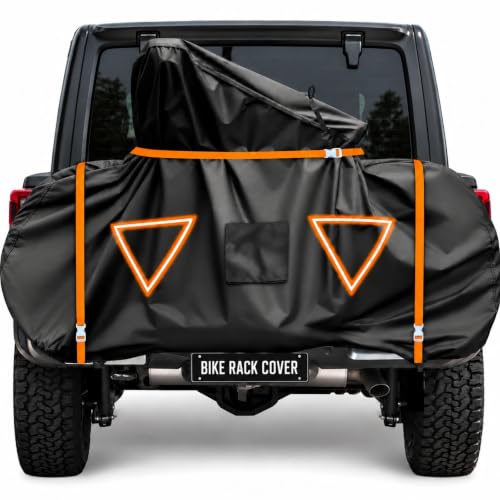 NEVERLAND Bike Cover for Transport 2 Bike 600D Waterproof with Straps - image 1